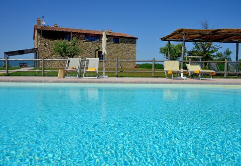 Villa Guardistallo: Acqua, Cielo, Pianta, Azzurro, Piscina, Albero, Costruzione, Tempo Libero, Aqua, Immobiliare