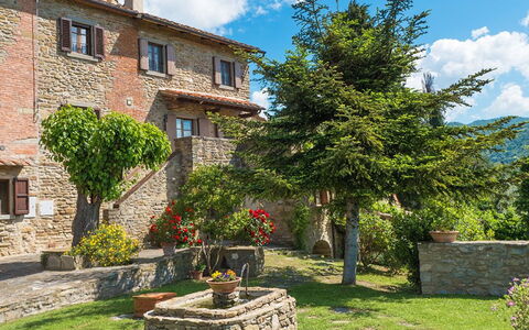 Villa Taragnano: Pianta, Nube, Cielo, Finestra, Costruzione, Fiore, Vegetazione, Lotto, Erba, Albero