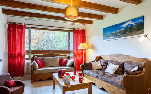 Saint Gervais 175: Divano, Mobilia, Proprietà, Tavolo, Azzurro, Legna, Comfort, Arancia, Interior Design, Finestra