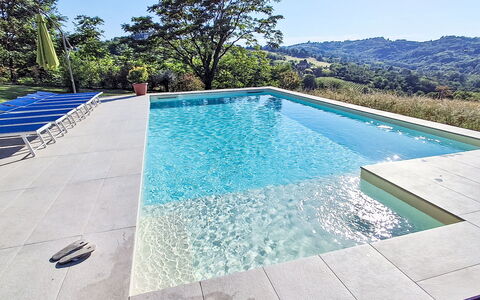 Sant'Evasio: Blu, Piscina, Materiale Composito, Piastrella, Tempo Libero, Giochi D'Acqua, Shade, Calcestruzzo, Mobili Da Esterno, Design