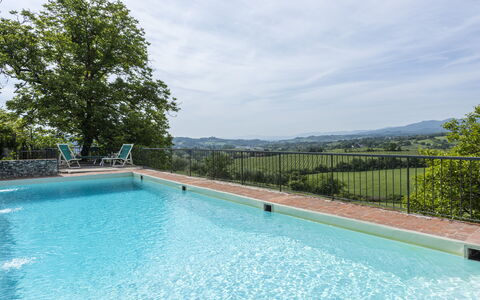 Villa Vigliano: Acqua, Cielo, Nube, Risorse Idriche, Proprietà, Pianta, Piscina, Natura, Azzurro, Albero
