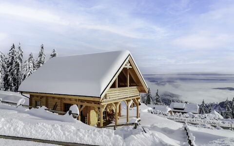 Chalet Amsel: Nube, Cielo, Neve, Costruzione, Finestra, Casa, Pendenza, Albero, Paesaggio Naturale, Legna
