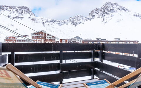 Tignes 340: Neve, Inverno, Congelamento, Geomorfologia Glaciale, Balcone, Mobili Da Esterno, Ghiaccio, Alpi