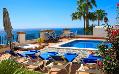 Vista Bonita: Acqua, Cielo, Pianta, Fiore, Piscina, Azzurro, Località Balneare, Costruzione, Mobili Da Esterno, Albero