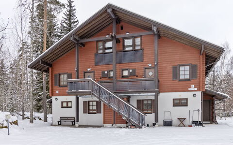 Alppitalo Sinitähti 9 As 1: Albero, Banca, Casa, Villetta, Lago, Stagno, Foresta, Log Cabin