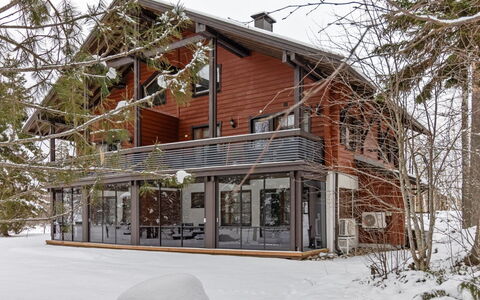 Alppitalo Sinitähti 9 As 1: Albero, Banca, Casa, Villetta, Lago, Stagno, Foresta, Log Cabin