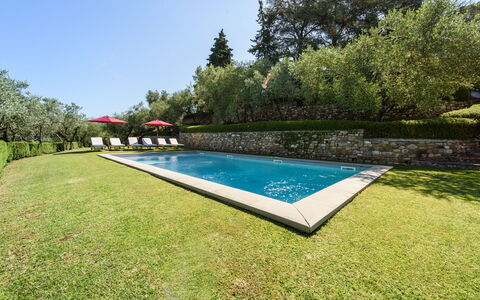 Villa Agnola: Pianta, Proprietà, Cielo, Piscina, Albero, Vegetazione, Lotto, Paesaggio Naturale, Shade, Erba