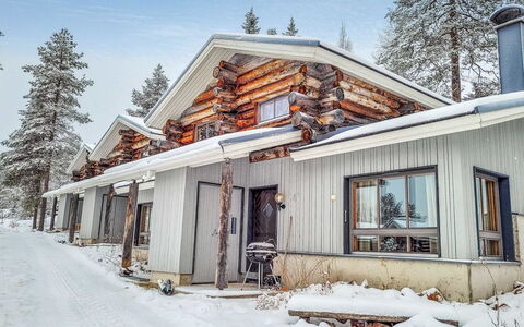 Rukaköngäs 24: Legna, Neve, Villetta, Inverno, Tetto, Casa, Congelamento, Log Cabin, Raccordo, Pendenza