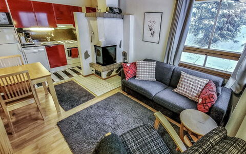 Rukaköngäs 24: Legna, Neve, Villetta, Inverno, Tetto, Casa, Congelamento, Log Cabin, Raccordo, Pendenza