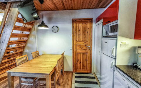 Rukaköngäs 24: Legna, Neve, Villetta, Inverno, Tetto, Casa, Congelamento, Log Cabin, Raccordo, Pendenza