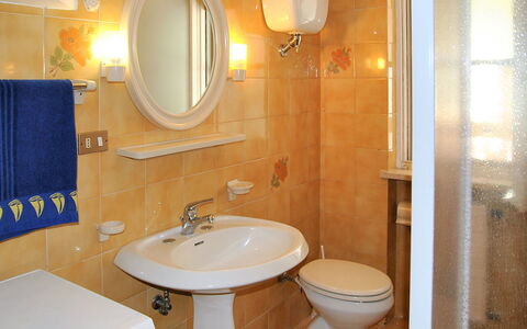 Francesca: Marrone, Specchio, Idraulico Fixture, Rubinetto, Lavello, Lavandino Del Bagno, Proprietà, Bagno, Viola, Blu
