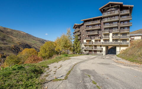 Les Menuires 650: Cielo, Pianta, Proprietà, Costruzione, Lotto, Pendenza, Manto Stradale, Asfalto, Paesaggio Naturale, Zona Residenziale