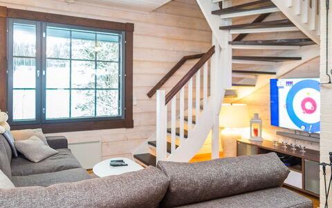 Tahkomäki: Legna, Inverno, Neve, Casa, Villetta, Congelamento, Raccordo, Log Cabin, Ghiaccio