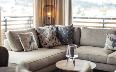 Alloggio:&nbsp;Penthouse mit 3 Schlafzimmern & Kamin 400.5
