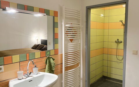Gloggnitz: Interior Design, Parete, Pavimentazione, Pavimento, Idraulico Fixture, Bagno, Soffitto, Camera, Idraulico, Piastrella