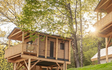 Premium Baumhaus mit 1 Schlafzimmer: Cielo, Neve, Montagna, Natura, Paesaggio Naturale, Pendenza, Casa, Costruzione, Congelamento, Area Rurale