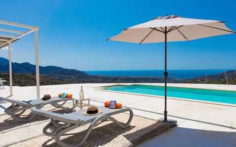 Las Vistas: Acqua, Cielo, Ombrello, Shade, Blu, Mobili Da Esterno, Lettino, Legna, Costiera E Morfologie Oceanic, Tavolo