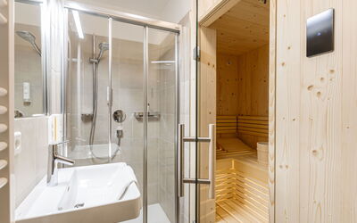 Alloggio:&nbsp;Mit 4 Schlafzimmern & Sauna 150.5