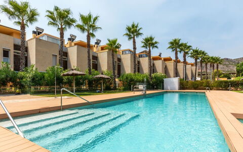 Residencial Oropesa - la Concha: Ricorrere, Shade, Piscina, Landscaping, Eco Hotel, Villa, Hotel, Hacienda, Cortile