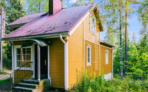 Hiljanrinne: Legna, Villetta, Raccordo, Log Cabin, Color Legno, Latifoglie, Plank, Legname, Materiali Naturali, Edifici Giardino