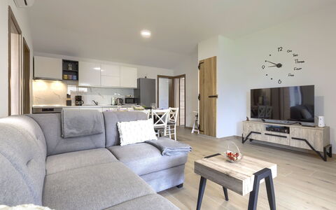 Gverino: Mobilia, Divano, Proprietà, Cornice, Azzurro, Tavolo, Soggiorno, Comfort, Illuminazione, Interior Design
