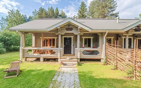 Purnutar B: Legna, Villetta, Casa, Casa, Tetto, Portico, Raccordo, Log Cabin, Edifici Giardino, Estate
