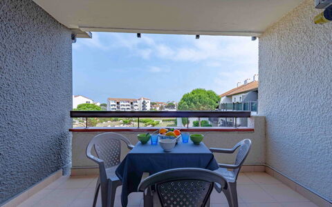 Le Barcarès 966: Appartamento, Balcone