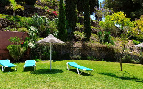 Ladera del Mar: Pianta, Panchina, Comunita 'Impianto, Mobilia, Verde, Albero, Shade, Foglia, Tavolo Esterno, Mobili Da Esterno