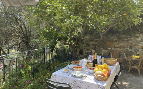 Lingueglietta 6: Cibo, Tavolo, Mobilia, Pianta, Tavola, Sedia, Mobili Da Esterno, Tavolo Esterno, Interior Design, Tovaglia