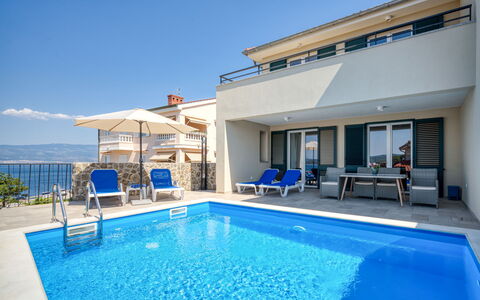 Villa Vali 2: Acqua, Cielo, Proprietà, Piscina, Pianta, Azzurro, Costruzione, Mobili Da Esterno, Architettura, Corpo D'Acqua