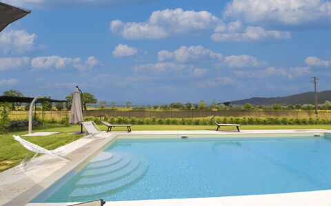 Casa Angela: Piscina, Zona Residenziale, Ricorrere, Tempo Libero, Terme, Estate, Mobili Da Esterno, Insediamento Umano, Villa, Hacienda