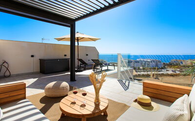 Marinsa Beach Ii Sea View Roof Terrace