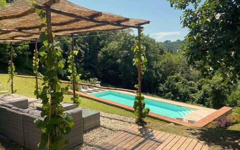 San Tommaso: Pianta, Acqua, Cielo, Piscina, Shade, Vegetazione, Albero, Mobili Da Esterno, Tempo Libero, Erba