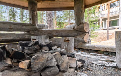 Pyhän Kivi: Villetta, Casa, Casa, Edifici Giardino, Raccordo, Log Cabin, Agriturismo, Estate, Capannone, Cortile