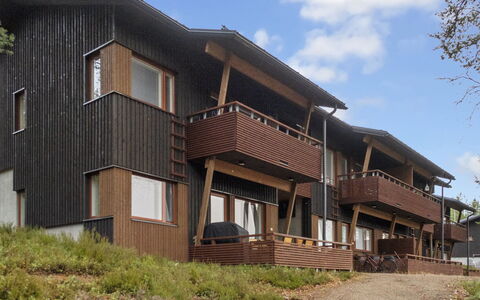 Vuokatti Panorama: Legna, Raccordo, Tetto, Villetta, Casa, Casa, Porta, Portico, Edifici Giardino, Agriturismo