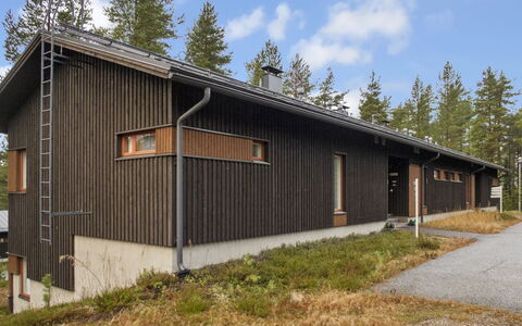 Vuokatti Panorama: Legna, Raccordo, Tetto, Villetta, Casa, Casa, Porta, Portico, Edifici Giardino, Agriturismo