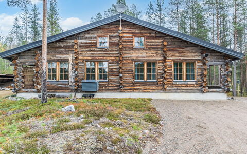 Kultatunturi: Legna, Villetta, Log Cabin, Foresta, Capannone, Edifici Giardino, Larice, Woodland, Color Legno