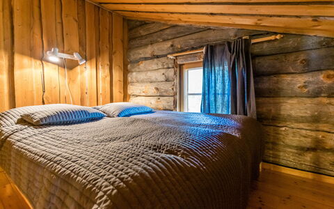 Kultatunturi: Legna, Villetta, Log Cabin, Foresta, Capannone, Edifici Giardino, Larice, Woodland, Color Legno