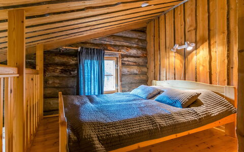 Kultatunturi: Legna, Villetta, Log Cabin, Foresta, Capannone, Edifici Giardino, Larice, Woodland, Color Legno