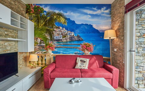 Anna: Proprietà, Mobilia, Azzurro, Blu, Legna, Decorazione, Tavolo, Interior Design, Illuminazione, Comfort