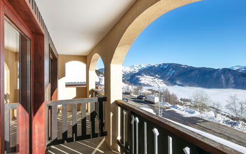 Les Avanchers-Valmorel 606: Cielo, Proprietà, Costruzione, Legna, Architettura, Portico, Pianta, Neve, Casa, Montagna