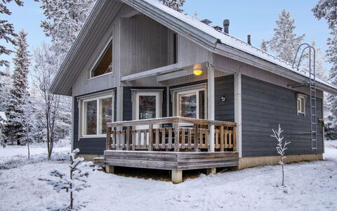 Aslakin Helmi a: Villetta, Casa, Casa, Edifici Giardino, Raccordo, Log Cabin, Agriturismo, Estate, Capannone, Cortile