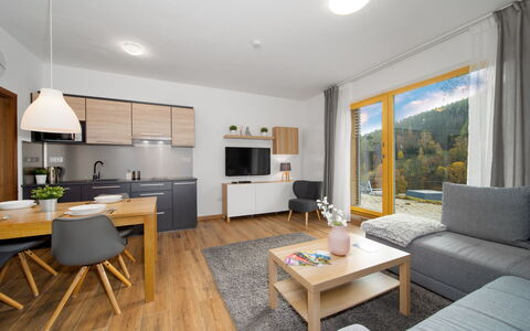 Alloggio:&nbsp;Ski-In Ski-Out Mountain Duplex Portášky3 349.1