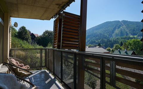 Harrachov 67: Cielo, Proprietà, Pianta, Legna, Portico, Shade, Costruzione, Albero, Recinzione, Montagna