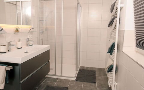 Wanglblick: Specchio, Proprietà, Lavello, Costruzione, Idraulico Fixture, Bagno, Rubinetto, Cabinetry, Interior Design
