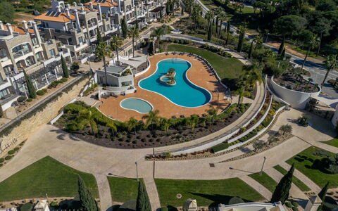 Vilamoura 171: Urban Design, Giardino, Landscaping, Ricorrere, Visione Globale, Resort Citta ', Parco, Hacienda, Fotografia Aerea