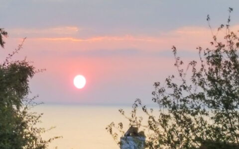 Dagmar - 300M from the Sea: Cielo, Sole, Natura, Orizzonte, Fenomeno Atmosferico, Tramonto, Crepuscolo, Afterglow, Arancia