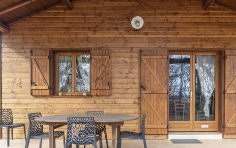 Le Noisetier: Costruzione, Mobilia, Finestra, Tavolo, Sedia, Legna, Fascio, Albero, Color Legno