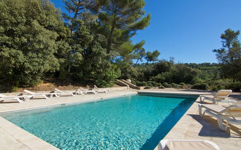 Domaine de Piegros: Piscina, Proprietà, Immobiliare, Estate, Vacanza, Casa, Villa, Tempo Libero, Costruzione, Paesaggio