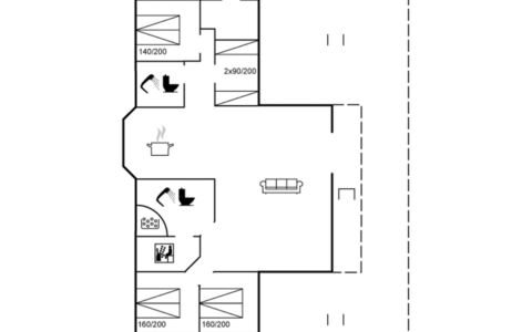 Guthmund - 1Km from the Sea: Tetto, Casa, Lotto, Casa, Villetta, Estate, Edifici Giardino, Shade, Log Cabin, Landscaping
